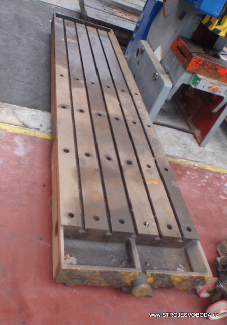 Plate of cast iron with grooves #2197